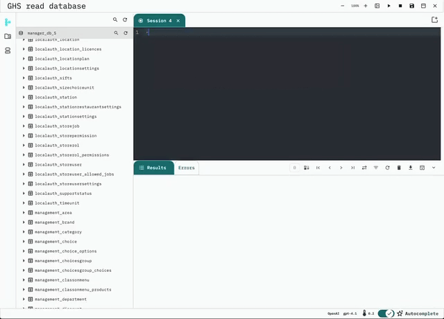 Autocomplete with AI